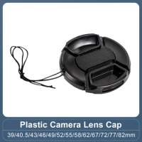 Camera Lens Cap 39mm 40.5mm 43mm 46mm 49mm 52mm 55mm 58mm 62mm 67mm 72mm 77mm 82mm Lens Protector fuji sony Front Lens Cap 1pcs