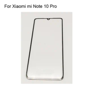 High quality For Xiaomi mi Note 10 Pro Front Outer Glass Lens Touch Screen Outer Glass without Flex cable Xiao mi Note 10Pro