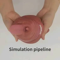 Boneka silikon sex toys pria boneka wajah tiga sisi