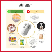 Hjs Mesin Penyegel Kantong Makanan / Sealer Mini Snack Portable Usb Rechargeable Pasti Ori