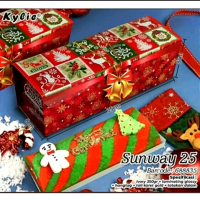 Christmas Cake Box Dus Kue Natal Kemasan Packaging