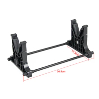 Airsoft Rifle Stand Black Color Display gun Bench Rest Wall Airguns Stand OS33-0179