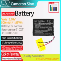 CameronSino Battery for Garmin forerunner 910XT fits 361-00057-00 361-00057-01,GPS Navigator Battery.