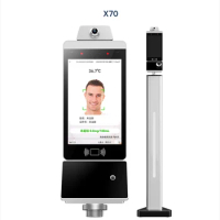 ZBKSmart Breathalyzer Blood Alcohol Tester with Face Recognition Temperature Detection 3 in 1- X70