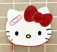 【震撼精品百貨】Hello Kitty 凱蒂貓-三麗鷗 Hello Kitty日本SANRIO三麗鷗KITTY造型零錢包-OK絆*12300 震撼日式精品百貨