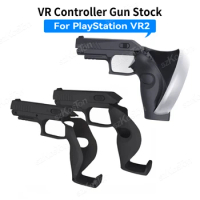 for PSVR2 Gun Stock VR Controller Case Pistol Grip Enhanced FPS Gaming Shooting Experience for PlayStation VR2 Accessories