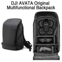 DJI Avata Backpack Black Fabric Waterproof Bag Multifunctional Drone Accessories Camera Backpack Outdoor Shooting