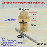 Regulator Paintball Knock Down Next Gen KD Disk Standard / Regulator Knok Down +KD Tabung Kuningan