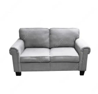 Informa Langley Sofa Fabric 2 Dudukan - Abu-abu