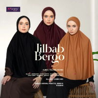 Hijab Jilbab Kerudung Instan Bergo Tali Belakang Jumbo Aurany Dailywear AJB 03 Nyaman Pad Panjang Mu