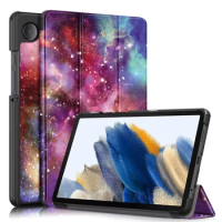 For Samsung Galaxy Tab A9 2023 Case 8.7 inch Magnetic Tri-Folding PU Leather Stand Cover for Galaxy Tab A9 SM-X110 X115 Tablet
