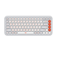 【Logitech 羅技】POP Icon Keys 無線藍芽鍵盤(時尚白)