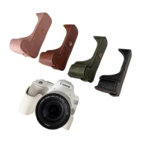 SL3 PU Base Body Half Cover Protector for Canon EOS 200D Mark II Kiss X10 Camera
