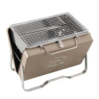 【早點名】CAPTAIN STAG 鹿牌-桌上型烤肉爐－卡其 (UG-0066 )