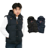 【Superdry】極度乾燥 厚質感 鋪棉 背心 男版 連帽 Superdry 無袖(9326HS1)