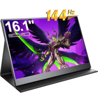 UPERFECT 16.1'' 144Hz Portable Gaming Monitor 100% sRGB 1080P FHD With HDR Ultra Slim Eye Care External Second Screen For Laptop