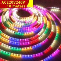ไฟ LED แถบวิ่ง, กันน้ำ, 24V-48LEDS-RGB, มาร์ค, 10 เมตร, ไฟห้อง, ไฟตกแต่ง