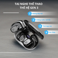 [Bảo Hành 12 tháng] Tai Nghe Thể Thao GTHIFI Không Dây, Đeo Vành Tai, tai nghe kết nối bluetooth tai