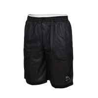 【FIRESTAR】男雙面訓練籃球短褲-球褲 五分褲 運動 吸濕排汗 台灣製 黑白(B1706-15)