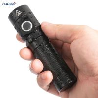 Most Powerful 800 Lumens Flashlight USB Rechargeable LED Torch Uses 18650 Batteries for Outdoor Camping As Bike Light