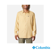 【Columbia 哥倫比亞】男款-Silver Ridge™超防曬UPF50快排長袖襯衫-黃色(UAE16830YL/IS)