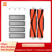 Hot Robot Vacuum Cleaner Main Brush Hepa Filter For Xiaomi Mi 1S Roborock S5 S50 Max Mijia Vacuum Cleaner Accessories Side Brush