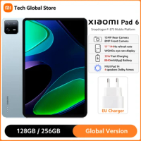 Global Version Xiaomi Mi Pad 6 Snapdragon 870 Octa Core 11" 144Hz 2.8K WQHD+ Display 33W Fast Charging 8840mAh Battery Mi Tablet