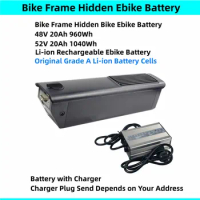 48Volt Fat Tire Ebike Battery 48V 20Ah 52V 20Ah Li-ion Bike Battery for Ride1UP Rift Bike All-terrain Fat Tire Ebike Battery