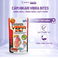 Cám cá cầu vồng, cá đĩa,hồng mi siêu tăng màu Hikari Vibra Bites