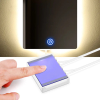 [Trending]DC12V-24V 60W Bathroom Mirror LED Light Dimmer Switch CCT Adjustable Touch Sensor Switch F