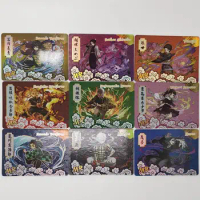 Anime Demon Slayer Tomioka Giyuu Rengoku Kyoujurou Tamayo Enmu Tsuyuri Kanao collection card Children's toys Board game card