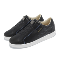 Royal Elastics 休閒鞋 Adelaide Lux 男鞋 黑 藍 皮革 格紋 回彈鞋墊 無鞋帶 運動鞋 02733995