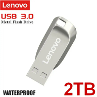 Lenovo USB Flash Drive โลหะความเร็วสูง Pendrive 2TB USB 3.0แบบพกพากันน้ำไดรฟ์ปากกา128GB 512GB Usb Memories สำหรับแล็ปท็อป