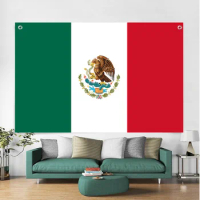 Mexico 150*90cm Mexico National Flag High Quality Polyester Home Wall Decoration Flag