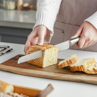 不銹鋼鋸刀切面包刀切片切面鋸齒刀蛋糕三明治吐司鋸刀烘焙工具