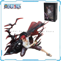 In Stock One Piece Yonko IU Crouching Red-haired Shanks Overlord Color Domineering Anime Ornament Model Figure Gift Collection