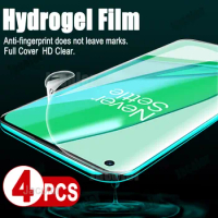 4PCS Protective Soft Film For OnePlus 9 9R 8 8T Pro Screen Protector Full Cover For OnePlus9 OnePlus8 8Pro 9Pro Water Gel Film