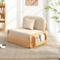 免運 折疊沙發床實木沙發床客廳折疊兩用小戶型網紅款陽臺多功能床簡約布藝小沙發