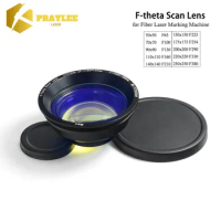 Praylee F-theta Scan Lens 70x70-500x500 F100-F650 For Fiber Marking D150/200/300mm Focal Length 100-420mm YAG Optical Machine