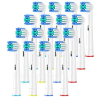 Toothbrush Head Compatible with Oral b Braun Electric Toothbrush, Precision Replacement Brush Heads for Pro Smart Genius, Effici
