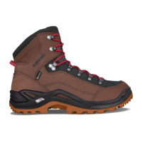 【LOWA】男 中筒多功能健行鞋 木棕/紅 RENEGADE GTX MID(LW310945-4740/防水登山鞋)