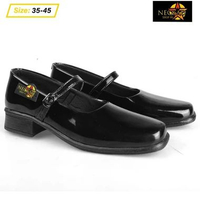 Sepatu PDH Dinas Polwan Secawan Kowad Sepatu Dinas Wanita Sepatu Kerja Pantofel 45 Pdh gesper Kilap