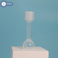 10ml transparent FEP volumetric flask thread sealed semiconductor chemical pharmaceutical experiment applicable