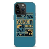 All The Young Dudes Front 2 Fiber Skin Case Phone Case For Iphone 14 13 12 11 Pro Max Mini Plus Xr 8 7 Cover For Wireless