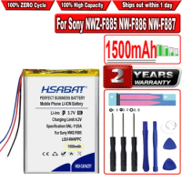 HSABAT 1500mAh LISI1494NPPC Battery for Sony NWZ-F885 NW-F886 NW-F887 mp3