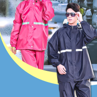 小麥購物 兩件式雨衣(兩件式雨衣 防水雨衣 反光雨衣 防風雨衣 機車用雨衣)