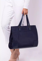 Tory Burch Tory Burch Ella Nylon Tote Tory Navy