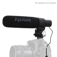 Aputure V-Mic D2 Sensitivity Adjustable Directional Condenser Shotgun Microphone Mic for Canon Nikon Sony Camera DV Camcorder
