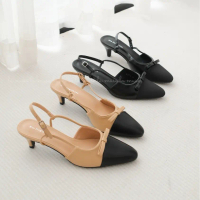 La Muse - Giày slingback gót nhọn thời trang Lyhan