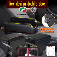 7 USB ARMREST /Toyota/Perodua/Proton Adjustable with Cup Holder Armrest myvi saga flx viva axia bez